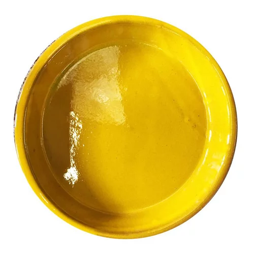 Pour aménager vos extérieurs:Soucoupe Les Poteries d'Albi coloris Ibiza sunshine - Ø 30 cm