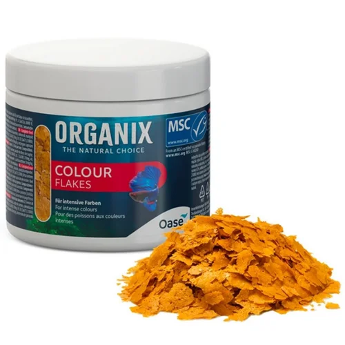 Confort dehors：Nourriture pour poissons colorés - OASE Organix Colour Flakes - 175ml