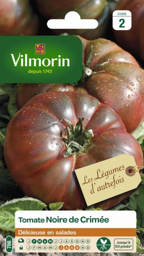 Jardin à équiper:Tomate Noire de Crimée Vilmorin - graines à semer