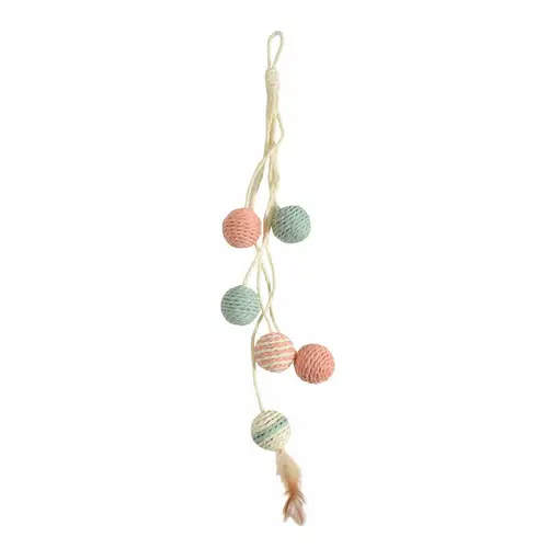 Idée pratique:Griffoir pour chat coloris rose Bobby Bille - 55 x 8 cm