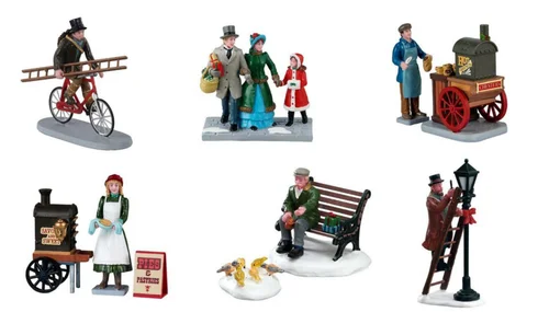 Pour faciliter le quotidien au jardin:Figurine pour village de Noël Lemax Caddington