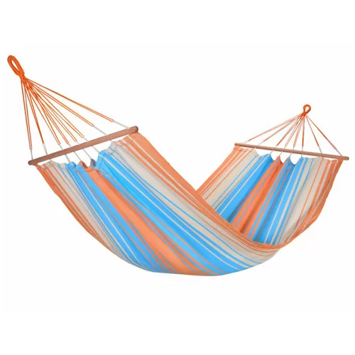 Pour plus de confort à l’extérieur:Hamac coloris orange bleu certifié FSC® Jobek Hamac Kolor - 300 x 100 cm