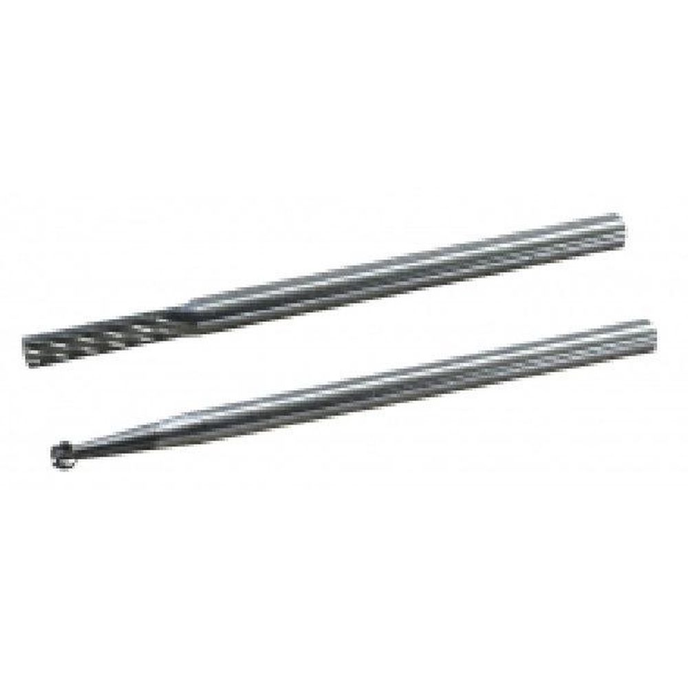 MAXICRAFT 2 fraises carbure tungstène spériques Ø 1 / 1,8 mm