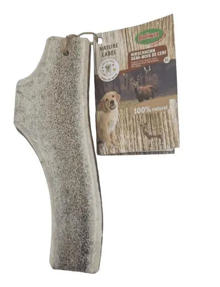 Pensé pour le jardin:Bois de cerf coupé pour chien Bubimex - Taille XL