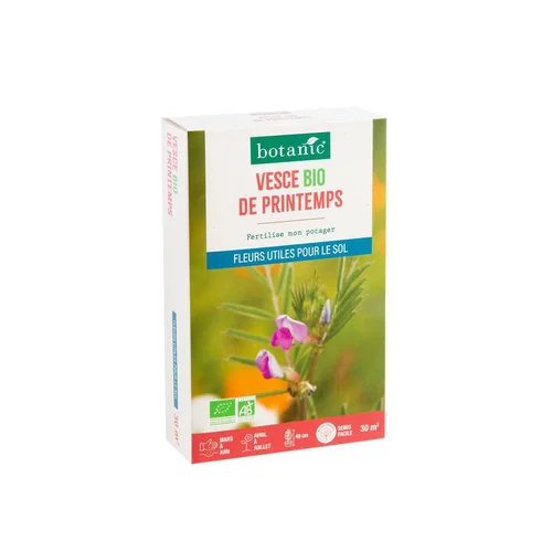 Pratique extérieur:Graines de Vesce de printemps bio botanic® - graines à semer (30 m²)