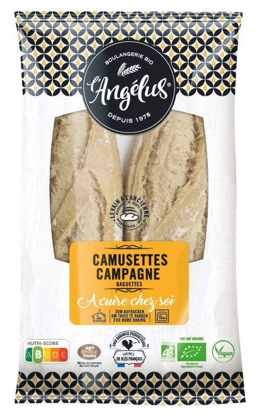 Une solution adaptée à l’extérieur:Camusettes de campagne bio Angelus - 2 x 200 g