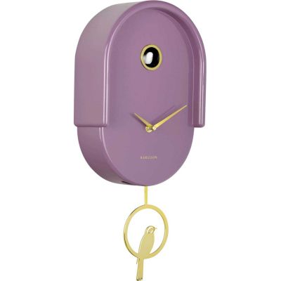 Horloge murale en ABS Tweet (Violet)
