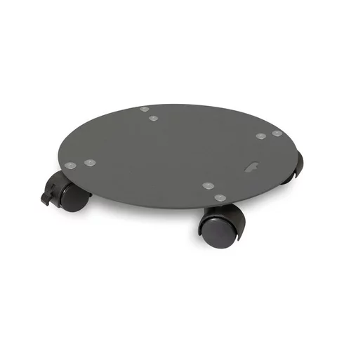 Un atout pour vos extérieurs：Roule-plante design rond en acier gris anthracite Louis Moulin Basics - ø 40 cm