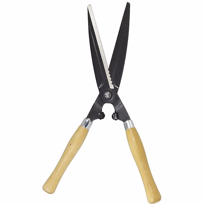 Cisaille à haies traditionnelle avec lames droites – BAHCO, P57, 25, F, Manche bois, Longueur 54 cm