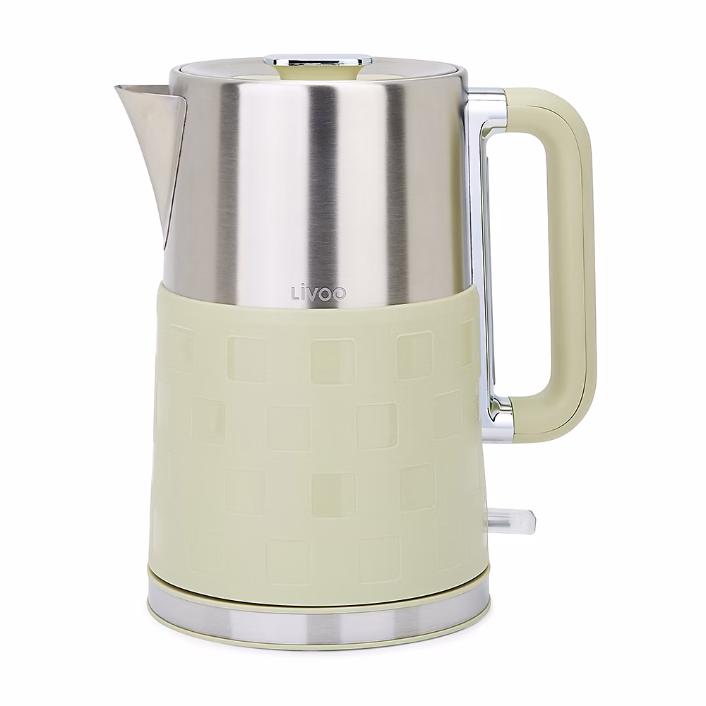 Bouilloire électrique 1.7l 2200w vert Livoo DOD204 – Réf. ZCBNABWSS4896467848