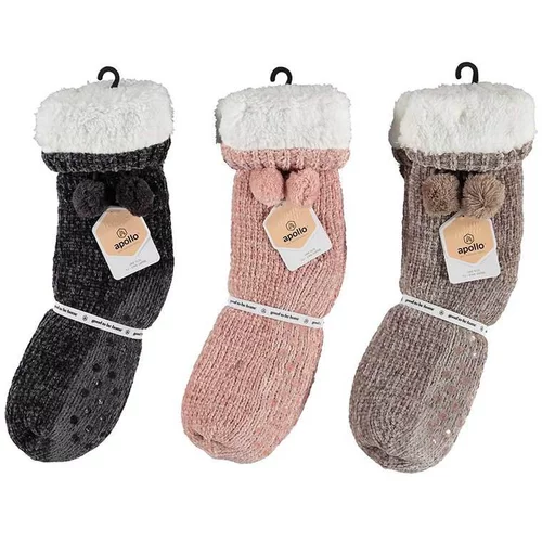 Déco jardin:Chaussettes fourrées pour femme - la paire