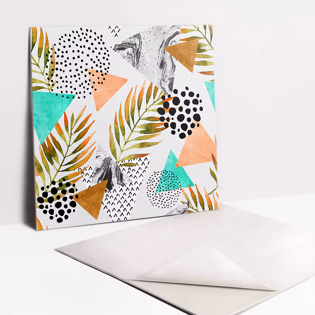 Carreaux vinyle Tulup 30 × 30 cm Composition des feuilles 9 pcs
