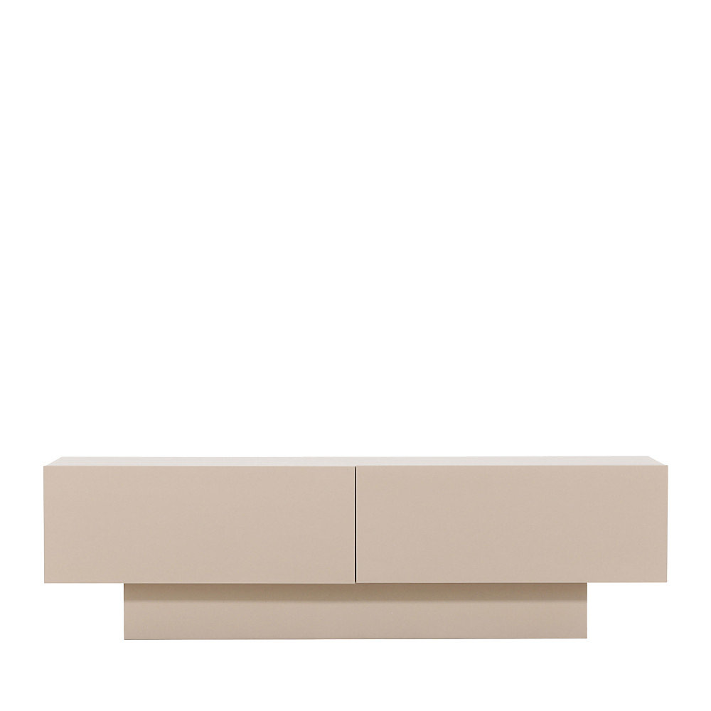 Cuenca – Meuble TV 2 portes battantes en bois L160cm | Beige