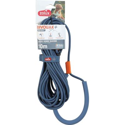 Longe ronde en silicone bleu Bivouak (10 m)