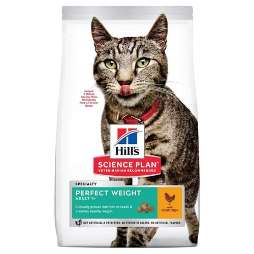 Pour profiter pleinement de l’extérieur:Croquette pour chat adulte perfect weight Hill's - 2,5 kg