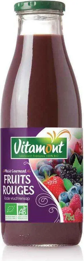 Extérieur accessoire:Cocktail de Douceur de fruits rouges bio Vitamont – 75 cl