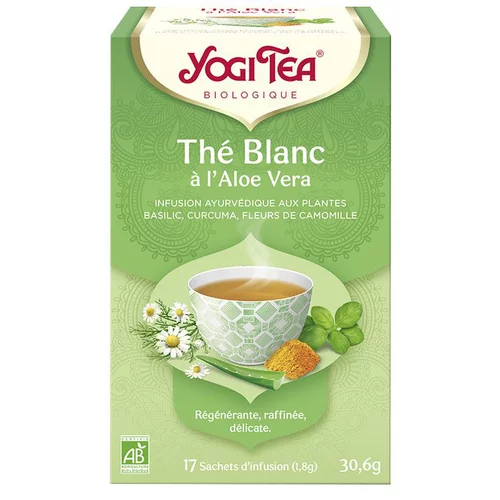 Jardin & maison:Yogi Tea Thé blanc aloé vera – La boîte de 17 sachets