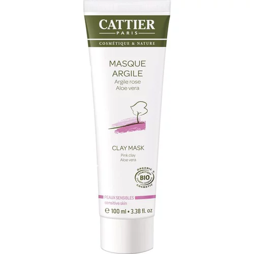 Jardin à vivre：Masque à l’argile rose Cattier bio en format de 100 ml