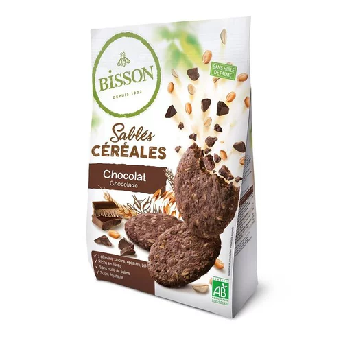Moderne jardin:Sablés céréales au chocolat bio - 200 g