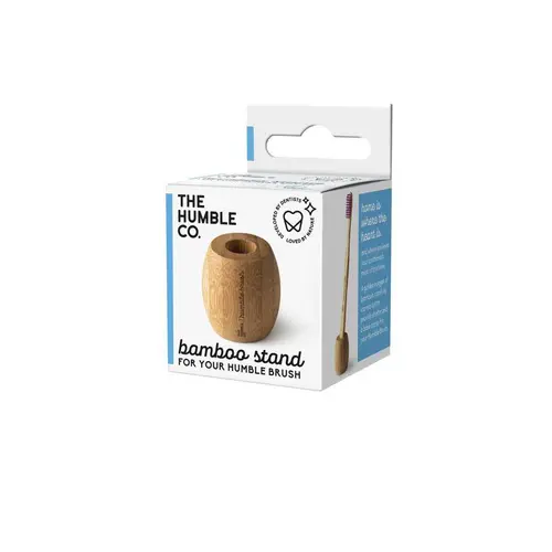 Déco pour le jardin：Porte brosse à dents coloris beige en bambou