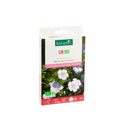Pour un jardin agréable:Lin bio botanic® - graines à semer (3 m²)