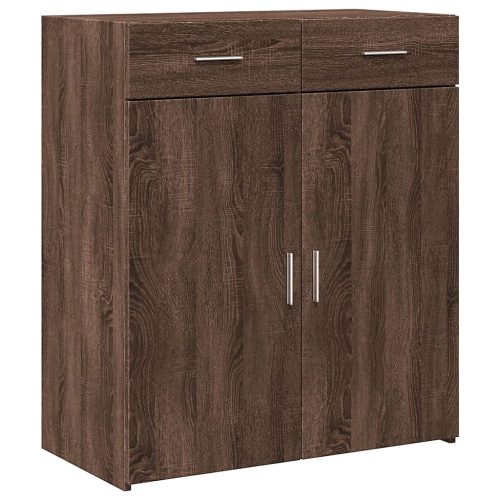 Buffet chêne marron 80 × 42 – 5 × 93 cm bois d'ingénierie vidaXL