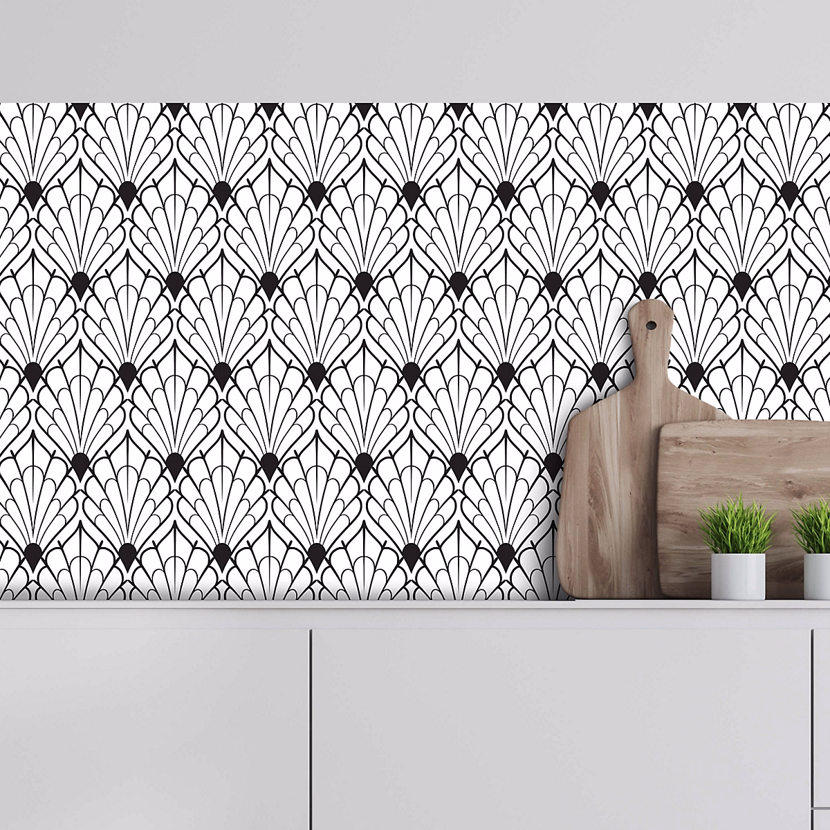 Crédence adhésive art déco design 40 × 300cm