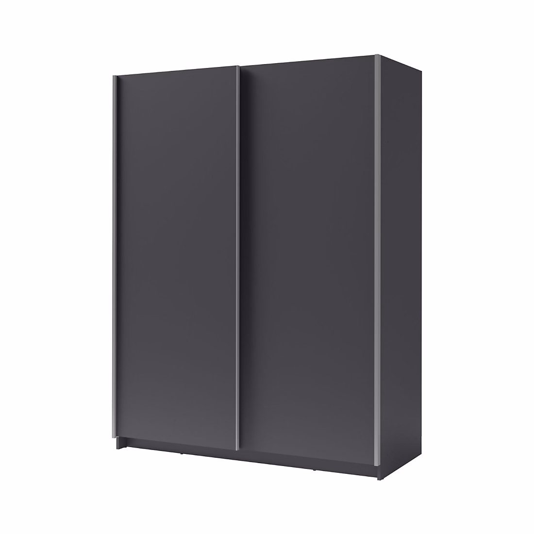Armoire GOZU 151 cm avec 2 portes coulissantes Gris graphite – Réf. ONOBNYARD9770825282