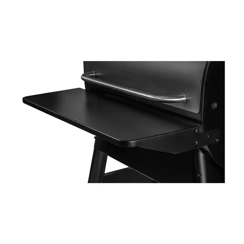 Extérieur moderne:Tablette rabattable noire en acier pour barbecue Traeger - 63 x 29 x 8 cm