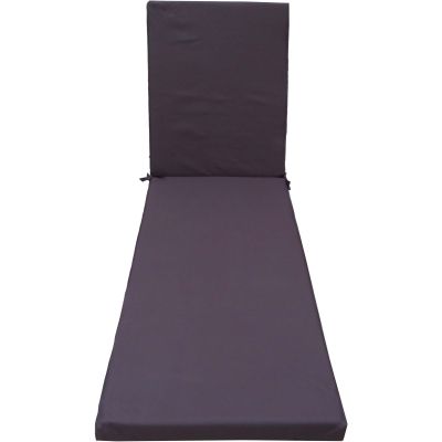 Coussin pour bain de soleil déhoussable Monte Carlo (Ardoise)