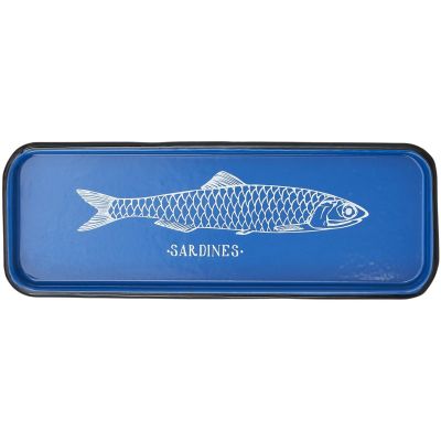 Plateau en métal Sardines 35 x 13 x 2 cm