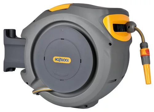 Jardin solution:Enrouleur automatique avec tuyau new auto reel NEW coloris gris Hozelock - 25 m