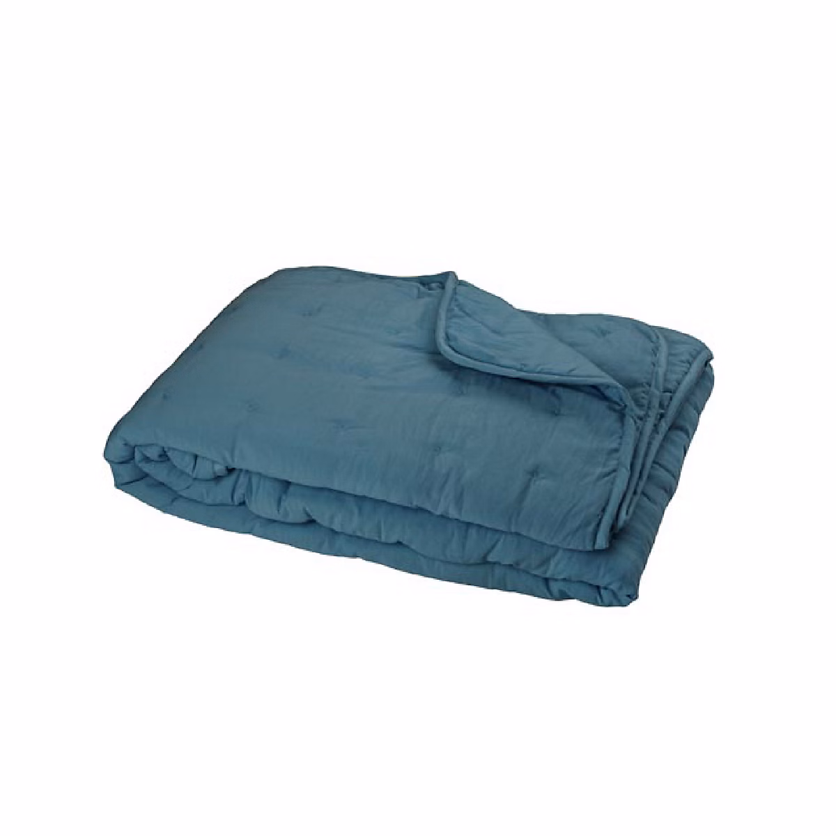 Couvre-Lit en microfibre matelassée (240 × 220 cm – Bleu)