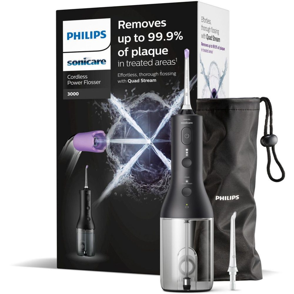Philips Hydropulseur sonicare powerflosser 3000 hx3826/33 sans fil