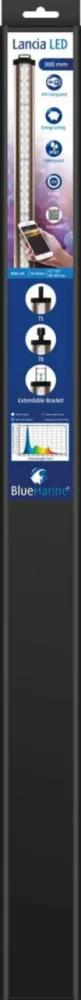 Jardin à aménager:Rampe d’éclairage à LED wifi 10 W Blue Marine Lancia – 300 mm