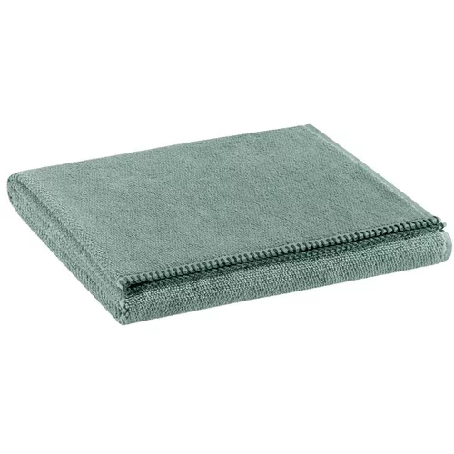 Équipement au jardin:Serviette de toilette Vivaraise Bora coloris vert sauge - 100 x 50 cm
