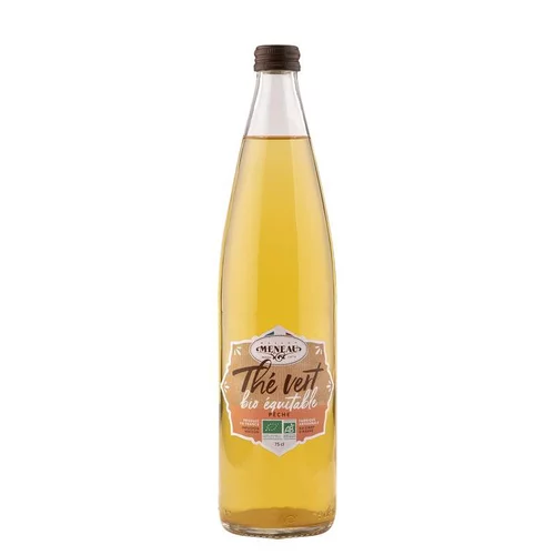 Nature utile:Thé vert bio équitable pêche Maison Meneau - 75 cl