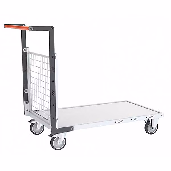 Chariot modulaire 1 côté grillagé – Plateau 835 × 500mm, Charge max 250kg, 806724141