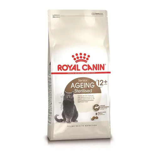 Extérieur fonctionnel：Croquettes pour chat senior stérilisé Royal Canin Ageing Sterilised 12+ - 4 kg