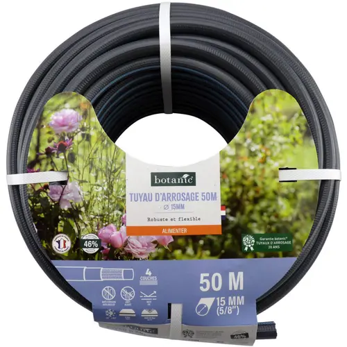 Pour un jardin accueillant:Tuyau d'arrosage 50m ø 15mm