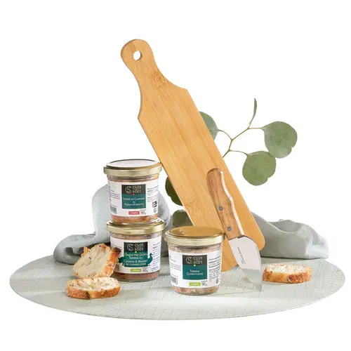 Pour un jardin à votre image:Coffret gourmand Clos Saint Sozy L’Apéro de nos campagnes - les 5 pièces