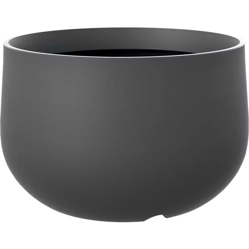 Utile au jardin：Pot coloris noir 100% recyclé Acaya - Ø 130 cm