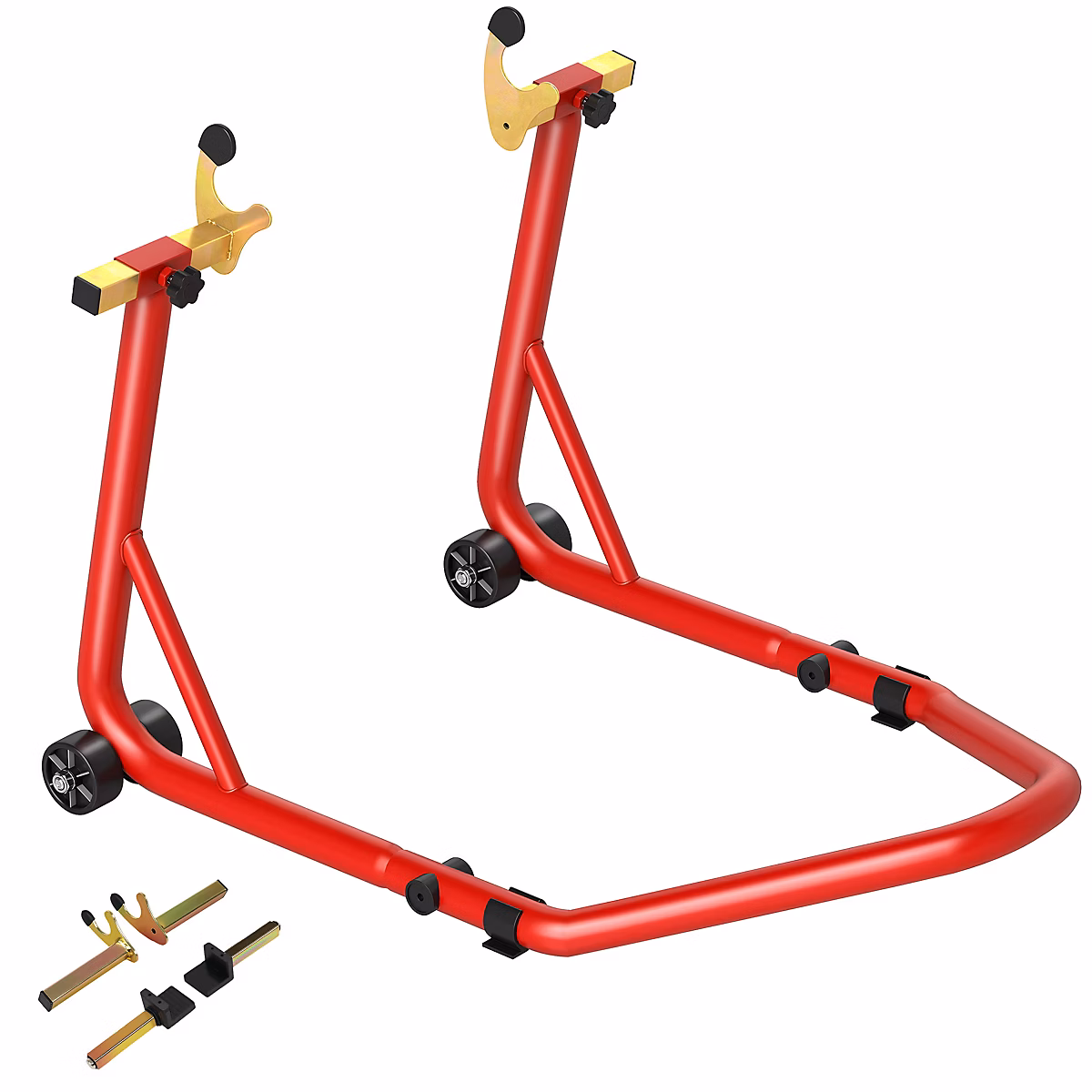 Bloque roue arrière de moto capacité 544Kg acier largeur 310-380 ou 300-400mm rouge – Réf. MKWBEGKLP6478589721