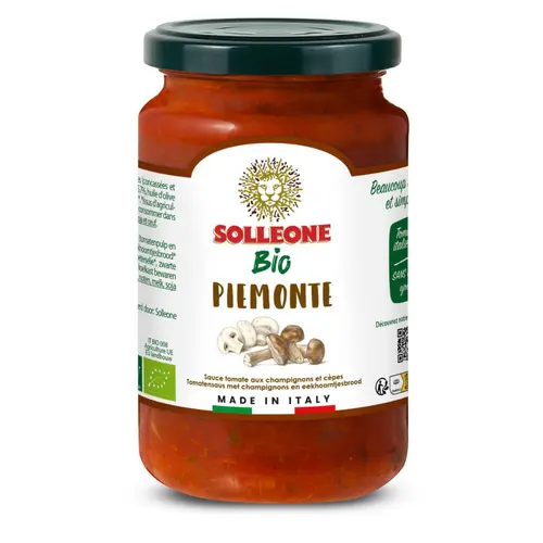 Choix extérieur：Sauce piémontaise Solleone bio - 340 g