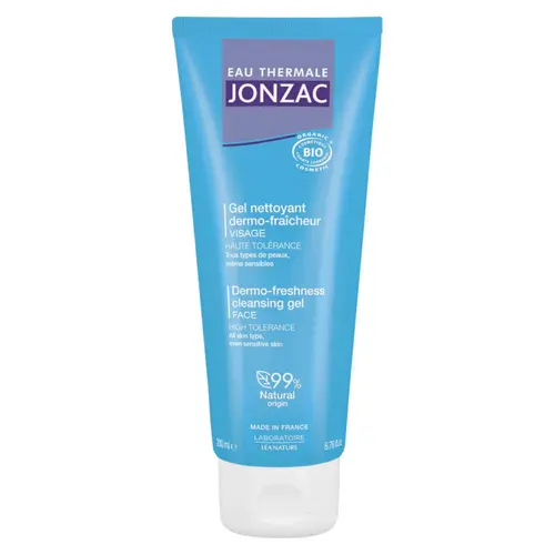 Une solution pour le jardin：Gel nettoyant dermo-fraîcheur bio en tube Eau Thermale Jonzac – 200 ml