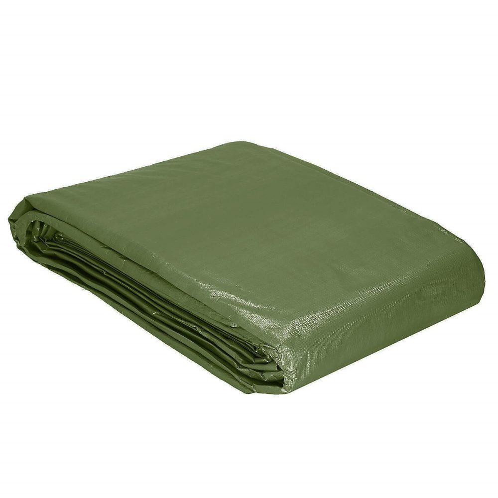 Bâche 4 × 7m feuille de protection verte épaisse 120g/m2