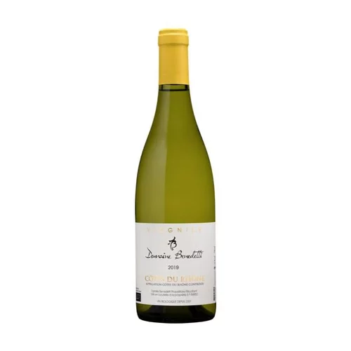 Confort dehors：Vin blanc Côtes du Rhône Viognier Benedetti - 75 cl