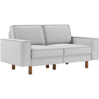 Canapé 2 places en tissu Sparrow (Gris très clair)