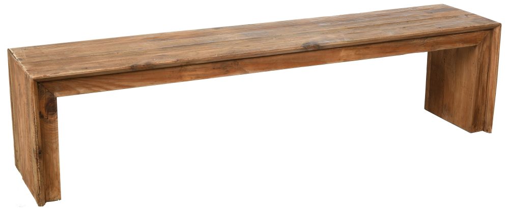 Banc en pin recyclé Rewood