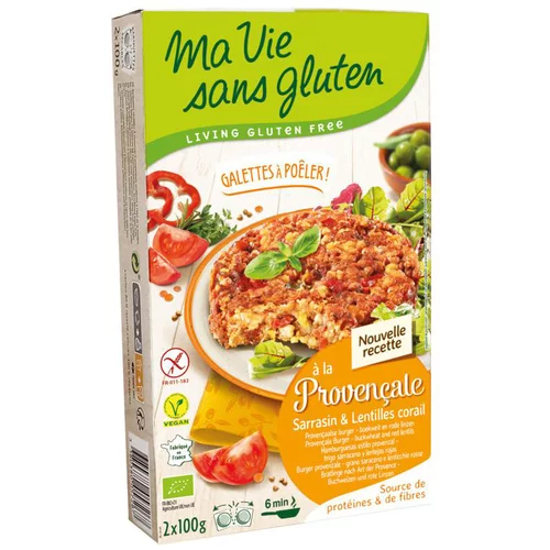 À avoir au jardin：Galettes à poêler tomates et lentilles corail 2 x 100 g MA VIE SANS GLUTEN